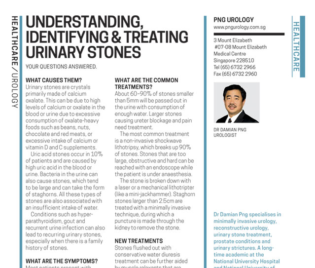 Understanding, Identifying & Treating Urinary Stones Article